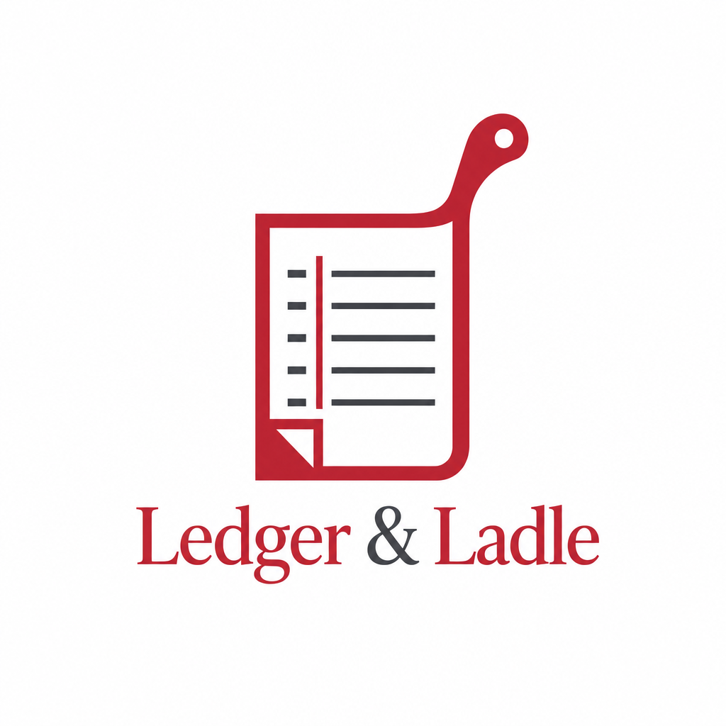 An accounting firm for restaurants called Ledger & Ladle