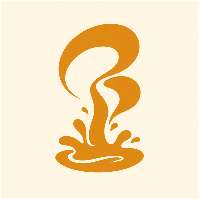 Brew & Co coffee splash mark