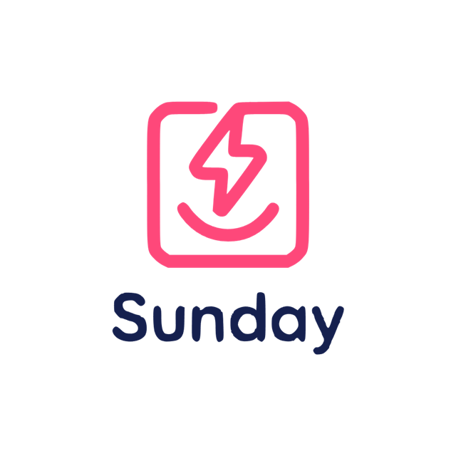 Sunday restaurant payment app icon
